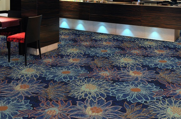 Alfombra Casino Jardín Azul