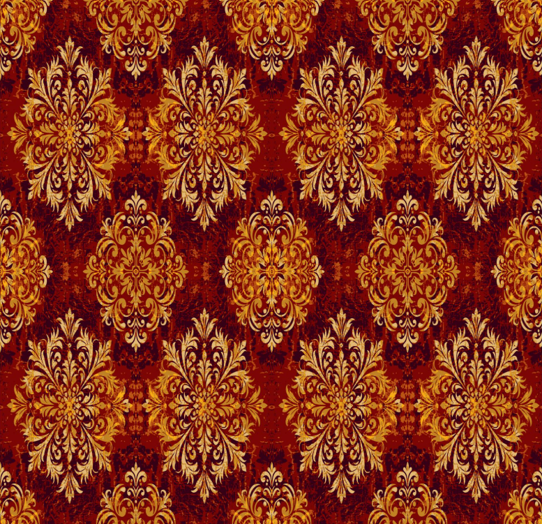 Casino Carpet Gold Medallion