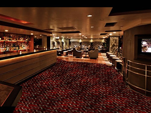 Casino Carpet Red Shadows