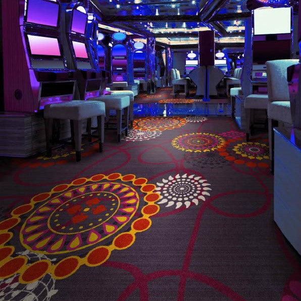 Casino Carpet Clubs Hearts and Spades