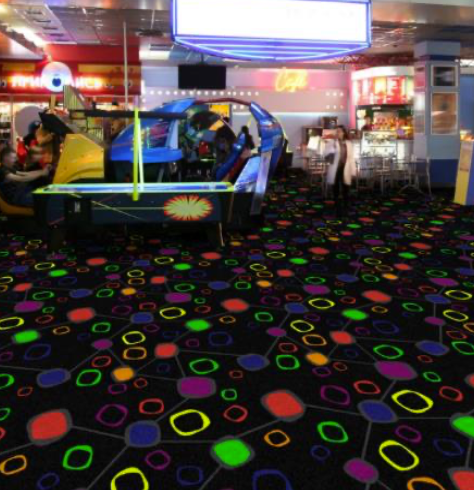 Alfombra para Casino Glow Squares