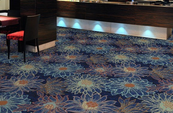 Casino Carpet Blue Garden